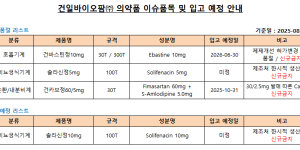 ※ 품절 및 입고 일정 안내