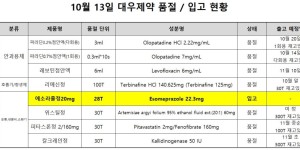 ※ 품절 및 입고 일정 안내