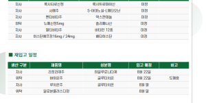 ※ 품절 및 입고 일정 안내