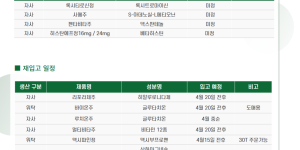 04월 14일ㅣ품절 및 입고 일정 안내